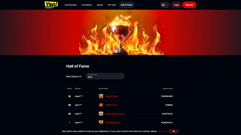 Yep Casino Registreren